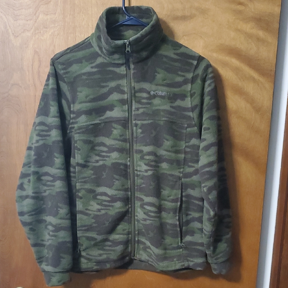 Columbia Camouflage Fleece Jacket